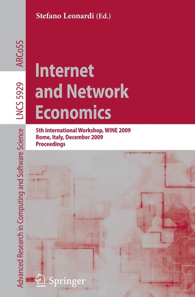 Stefano Leonardi - Internet and Network Economics, Häftad