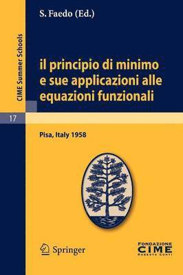 bokomslag Il principio di minimo e sue applicazioni alle equazioni funzionali