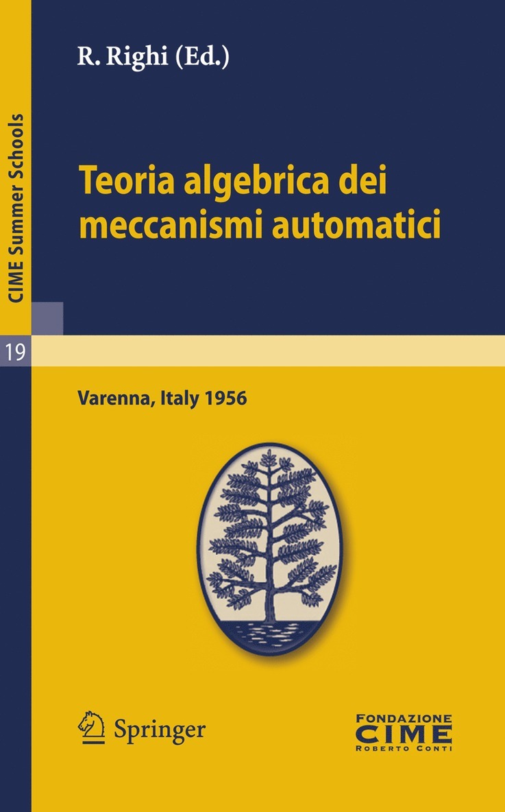 Teoria algebrica dei meccanismi automatici 1