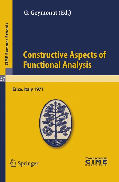 bokomslag Constructive Aspects of Functional Analysis