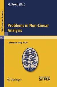 bokomslag Problems in Non-Linear Analysis