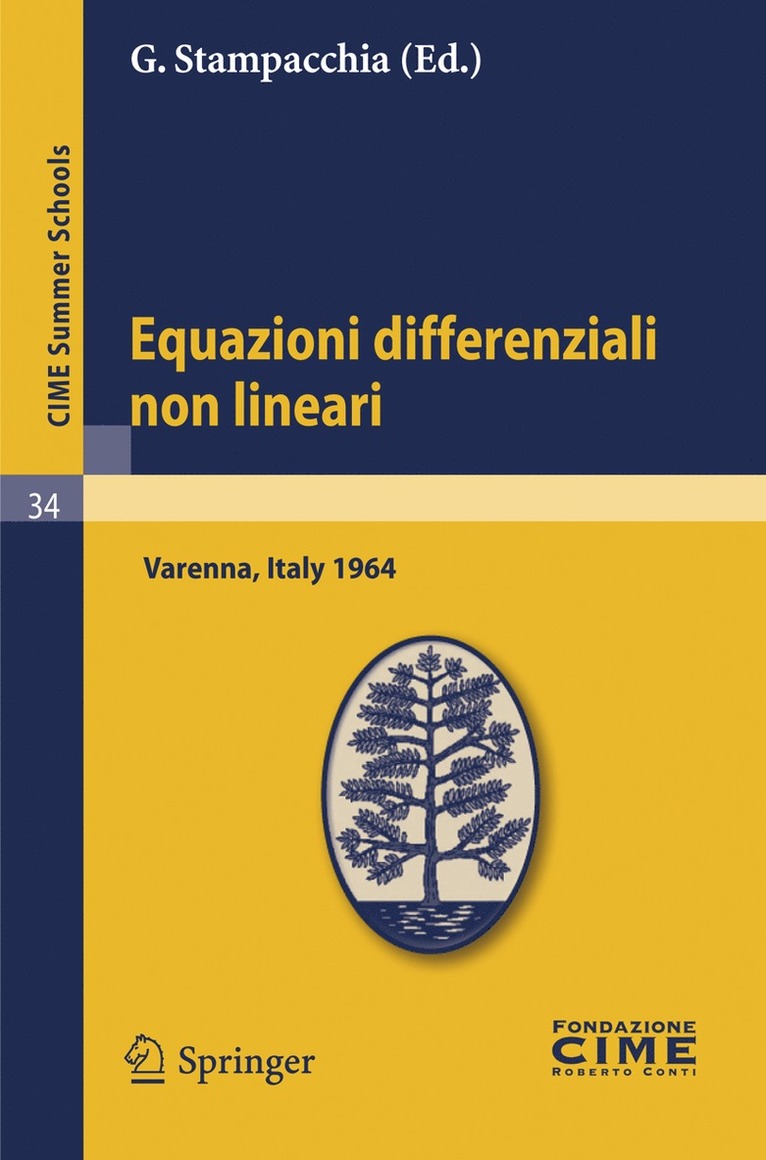 Equazioni differenziali non lineari 1