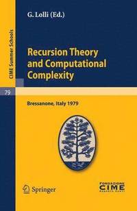 bokomslag Recursion Theory and Computational Complexity