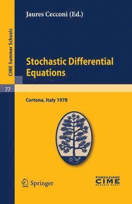 Stochastic Differential Equations 1