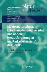 bokomslag Meeresnaturschutz, Erhaltung der Biodiversitat und andere Herausforderungen im 'Kaskadensystem' des Rechts