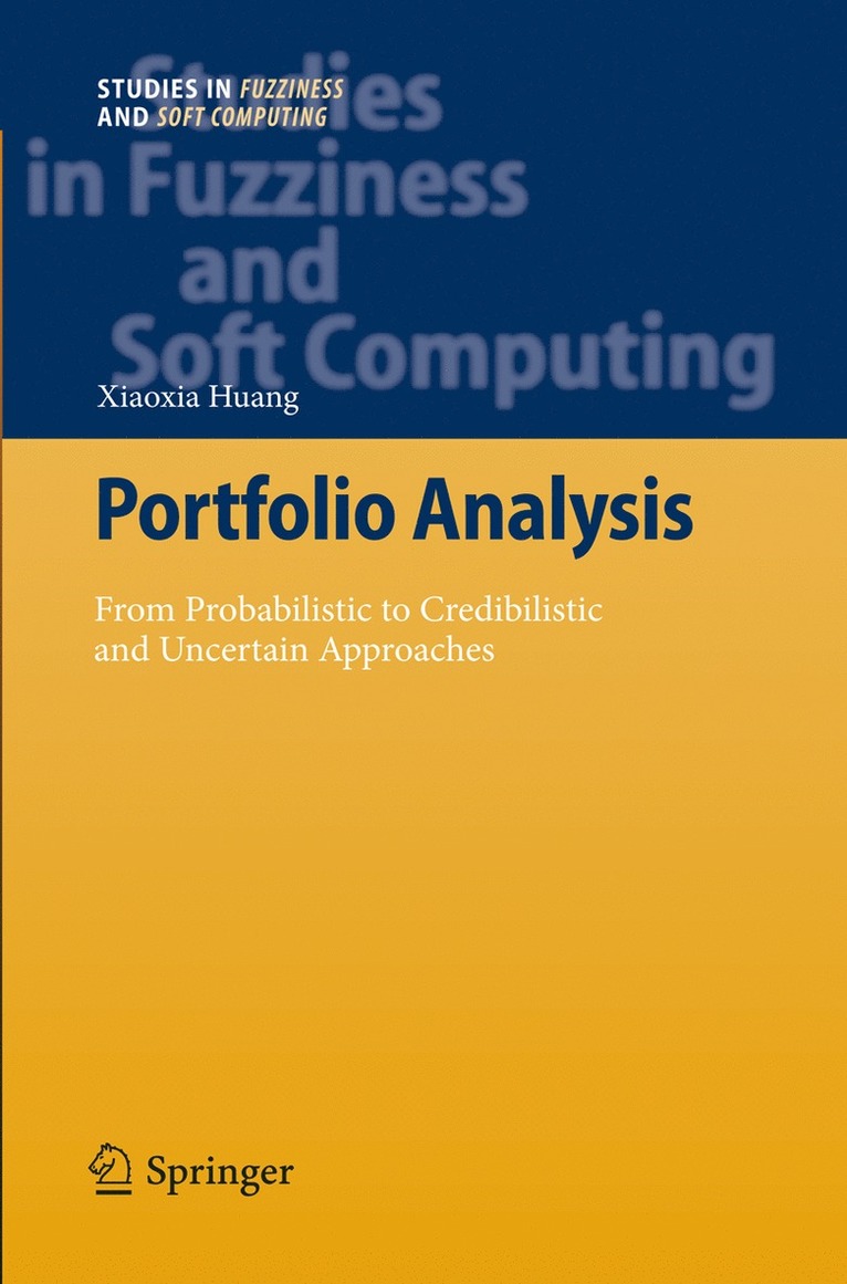 Xiaoxia Huang - Portfolio Analysis, Inbunden