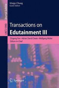 bokomslag Transactions on Edutainment III