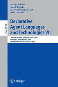 bokomslag Declarative Agent Languages and Technologies VII