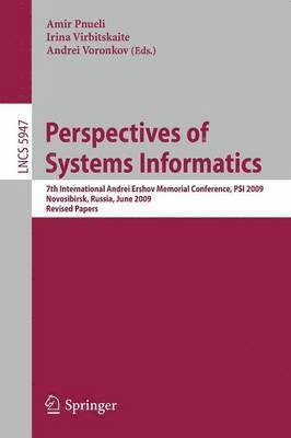 Perspectives of Systems Informatics 1