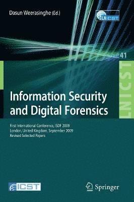 bokomslag Information Security and Digital Forensics