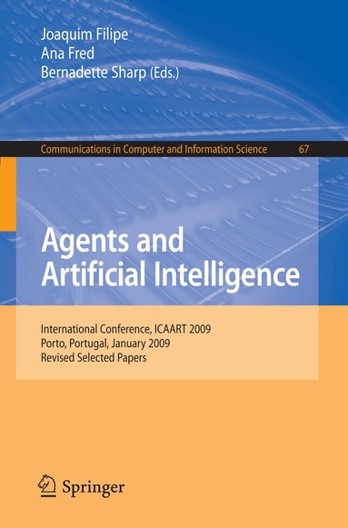 Joaquim Filipe, Ana Fred, Bernadette Sharp - Agents and Artificial Intelligence, Häftad