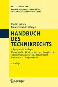 bokomslag Handbuch des Technikrechts