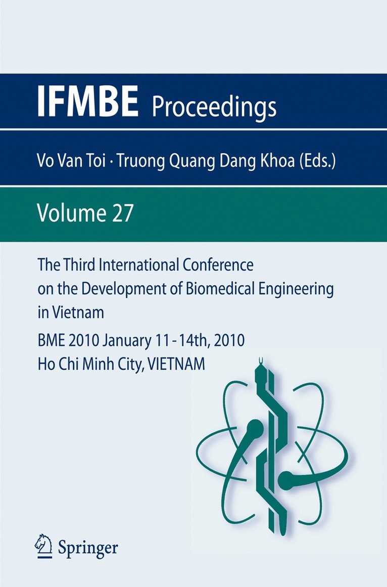 Vo Van Toi, Truong Quang Dang Khoa, Vo Van Toi - Third International Conference on the Development of Biomedical Engineering in Vietnam, Häftad