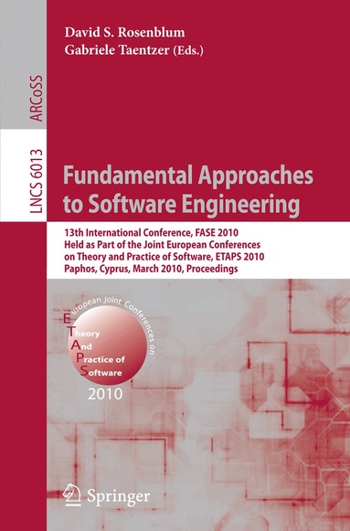 David S. Rosenblum, Gabriele Taentzer - Fundamental Approaches to Software Engineering, Häftad