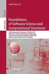 bokomslag Foundations of Software Science and Computational Structures