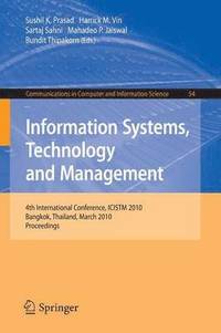 bokomslag Information Systems, Technology and Management