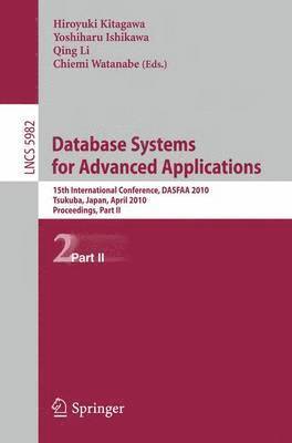 bokomslag Database Systems for Advanced Applications