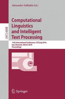 Computational Linguistics and Intelligent Text Processing 1