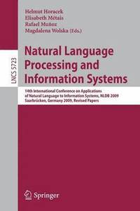 bokomslag Natural Language Processing and Information Systems