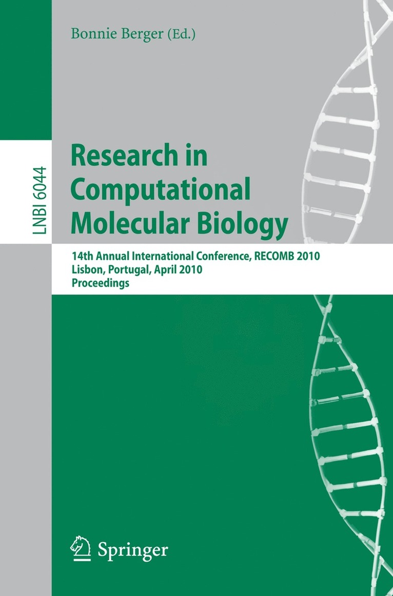 Bonnie Berger - Research in Computational Molecular Biology, Häftad