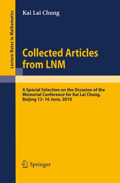 Kai Lai Chung - Collected Articles from LNM, Häftad