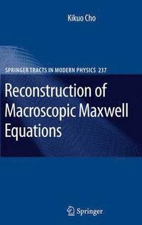 bokomslag Reconstruction of Macroscopic Maxwell Equations