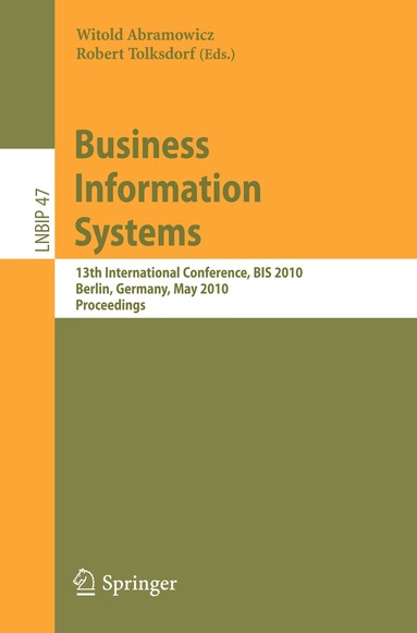 Witold Abramowicz, Robert Tolksdorf - Business Information Systems, Häftad