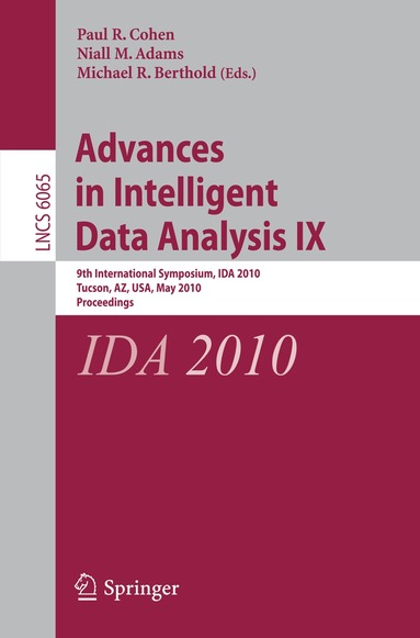 Paul R. Cohen, Niall M. Adams, Michael R. Berthold - Advances in Intelligent Data Analysis IX, Häftad
