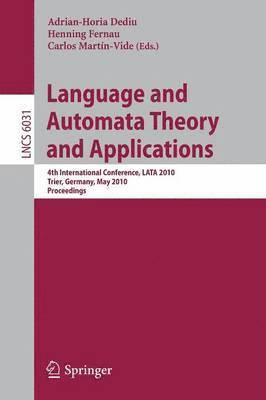 bokomslag Language and Automata Theory and Applications