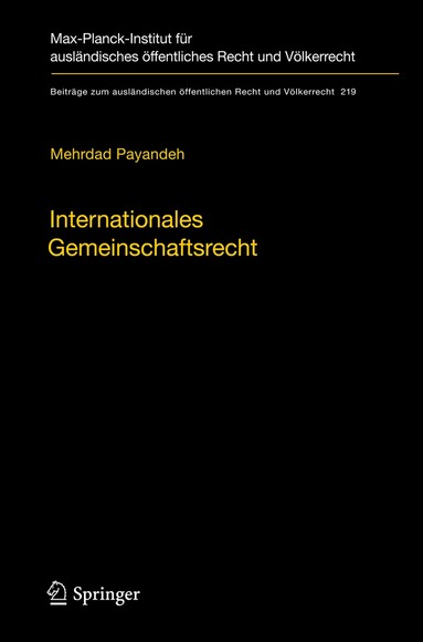 Mehrdad Payandeh - Internationales Gemeinschaftsrecht, Inbunden
