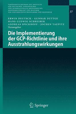 bokomslag Die Implementierung der GCP-Richtlinie und ihre Ausstrahlungswirkungen