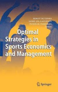 bokomslag Optimal Strategies in Sports Economics and Management