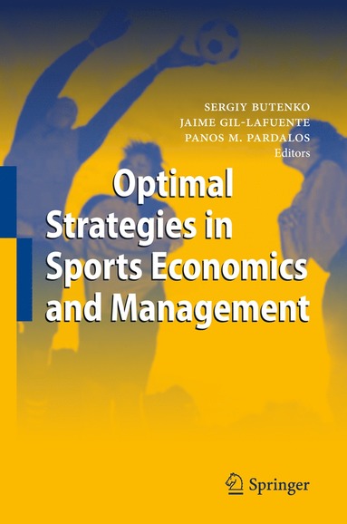 bokomslag Optimal Strategies in Sports Economics and Management