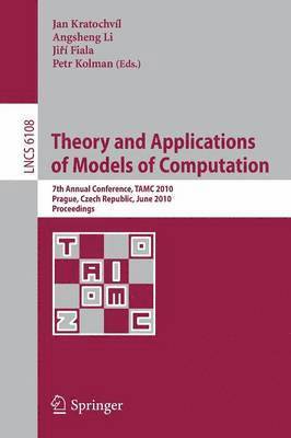 Theory and Applications of Models of Computation 1