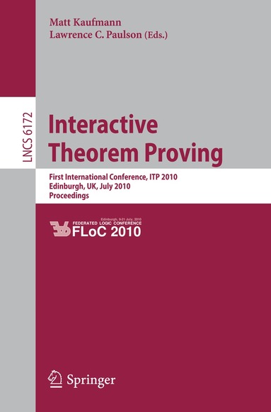 Matt Kaufmann, Lawrence C. Paulson - Interactive Theorem Proving, Häftad