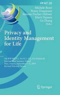 bokomslag Privacy and Identity Management for Life