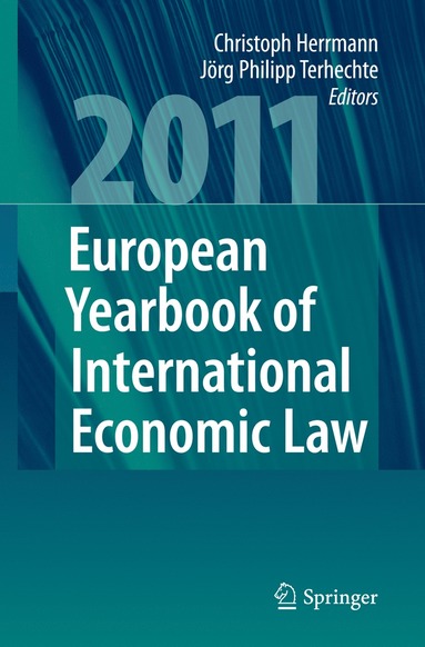 bokomslag European Yearbook of International Economic Law 2011