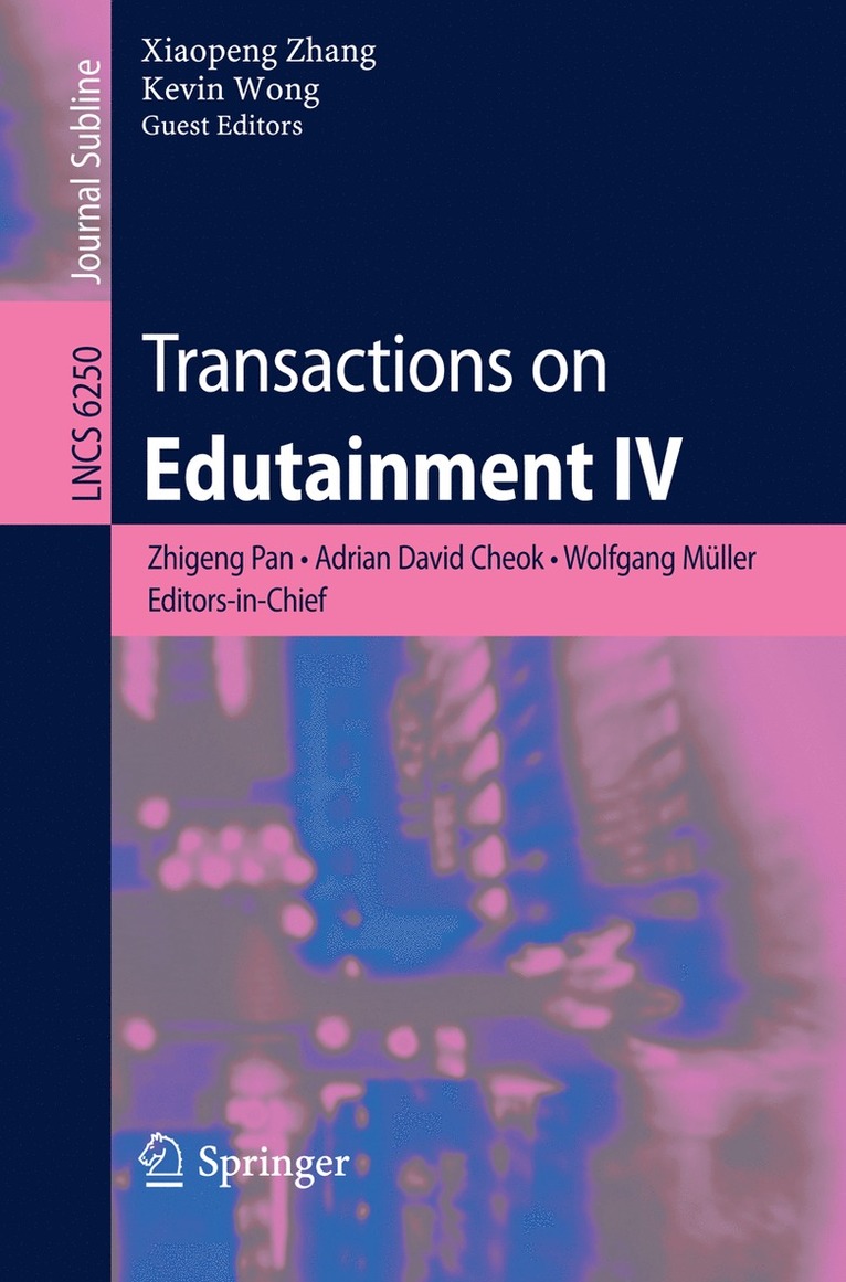 Transactions on Edutainment IV 1