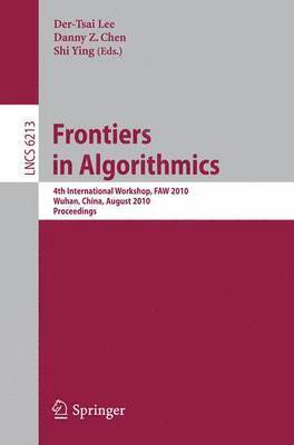 Frontiers in Algorithms 1