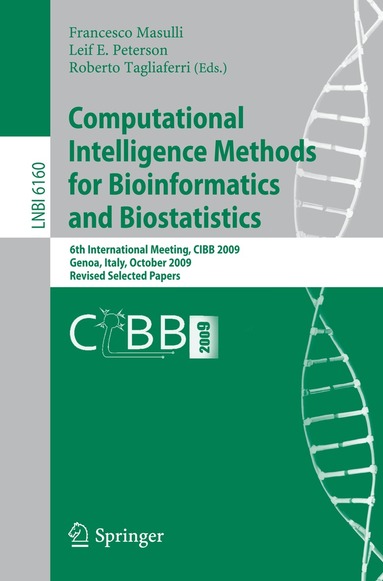 Francesco Masulli, Leif Peterson, Roberto Tagliaferri - Computational Intelligence Methods for Bioinformatics and Biostatistics, Häftad