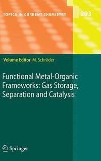 bokomslag Functional Metal-Organic Frameworks: Gas Storage, Separation and Catalysis