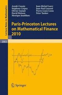 bokomslag Paris-Princeton Lectures on Mathematical Finance 2010