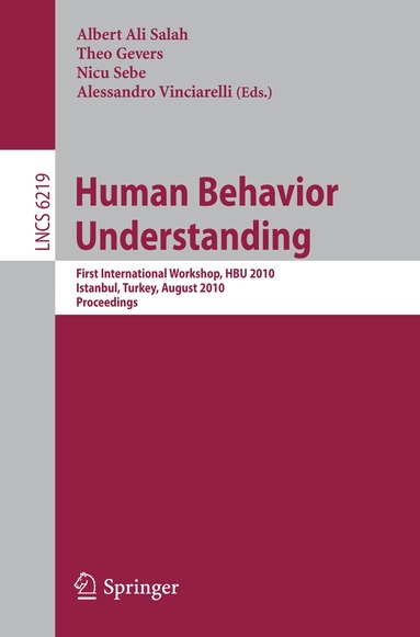Albert Ali Salah, Theo Gevers, Nicu Sebe, Alessandro Vinciarelli - Human Behavior Understanding, Häftad