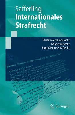 Christoph Safferling - Internationales Strafrecht, Häftad