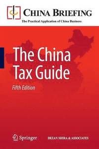bokomslag The China Tax Guide