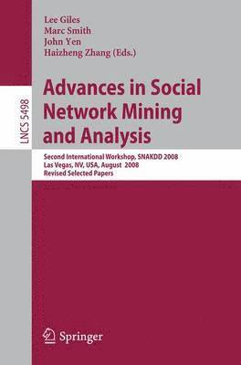 Advances in Social Network Mining and Analysis 1