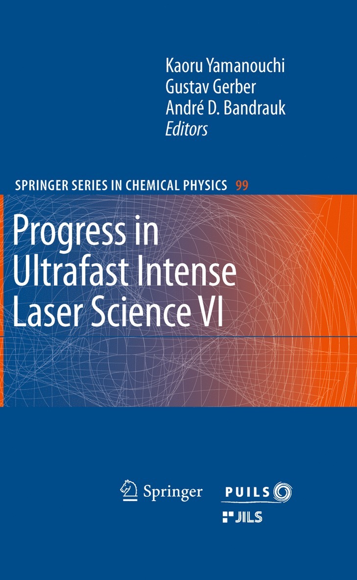 Kaoru Yamanouchi, Gustav Gerber, Andre D Bandrauk - Progress in Ultrafast Intense Laser Science VI, Inbunden
