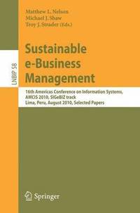 bokomslag Sustainable e-Business Management