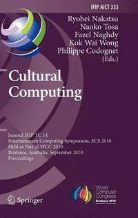 bokomslag Cultural Computing