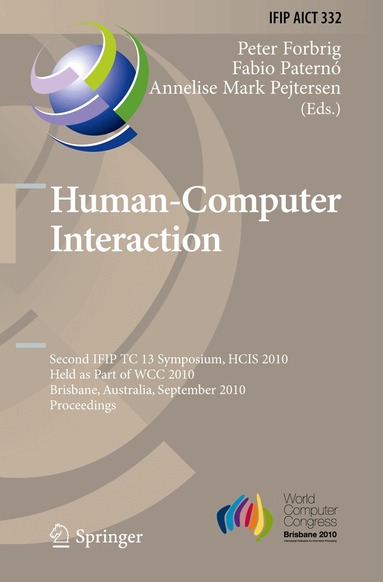 Peter Forbrig, Fabio Paternó, Annelise Mark Pejtersen - Human-Computer Interaction, Inbunden